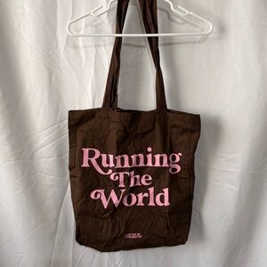 Cotton On Brown and Pink Tote